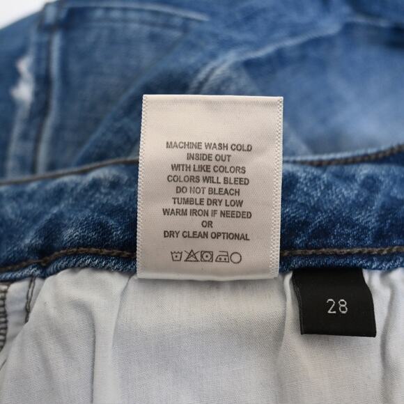 Flying Monkey Womens 28 High Rise Distressed Ankle Jean - Picture 11 of 11